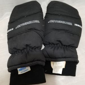 Women's Kombi weather Guard leather mittens Color Black Size Medium